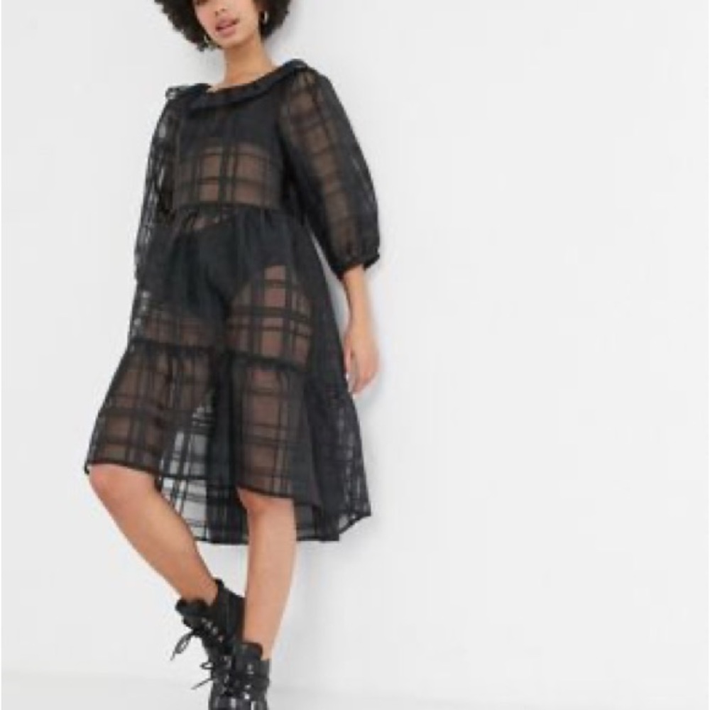 Monki Elegant Black Dress